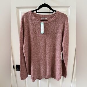 Pink Clover Dusty Rose Crew Neck Sweater